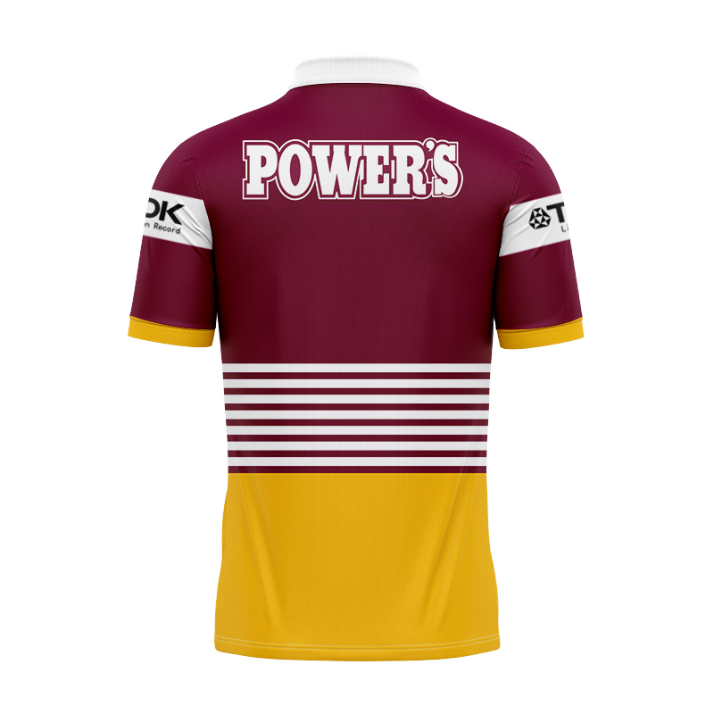 NRL Brisbane Broncos 1992 Retro Polo Shirt