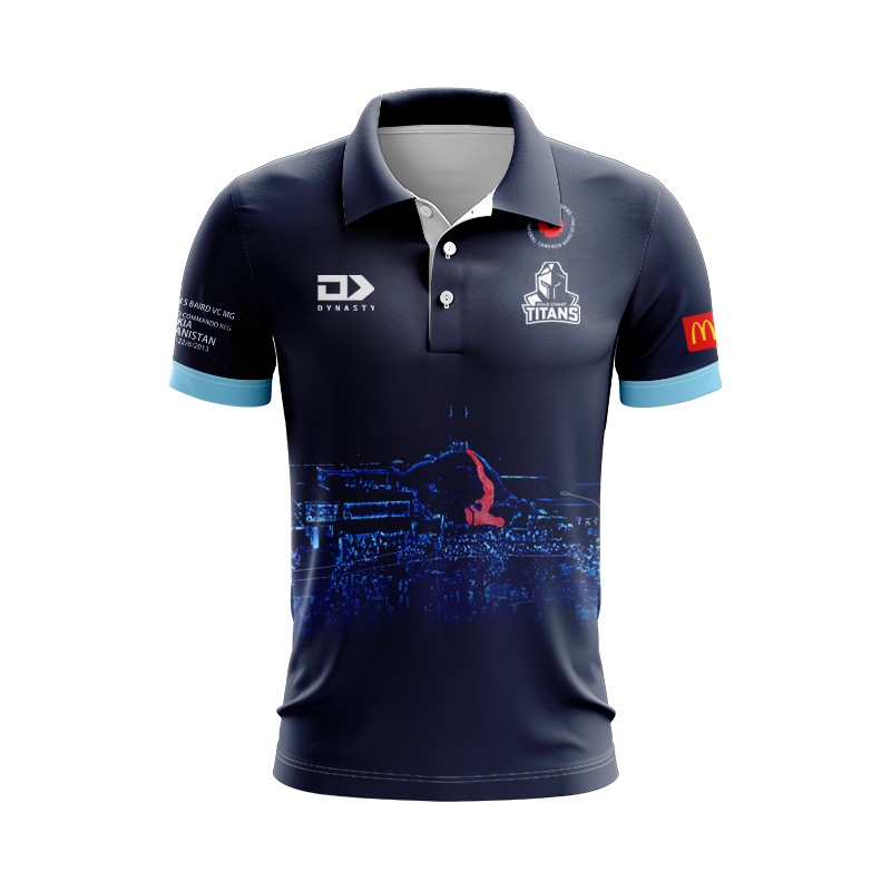 NRL Gold Coast Titans 2024 ANZAC Polo Shirt