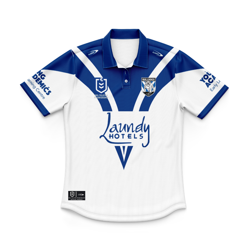 Kid's NRL Canterbury-Bankstown Bulldogs 2024 ANZAC Round Polo Shirt
