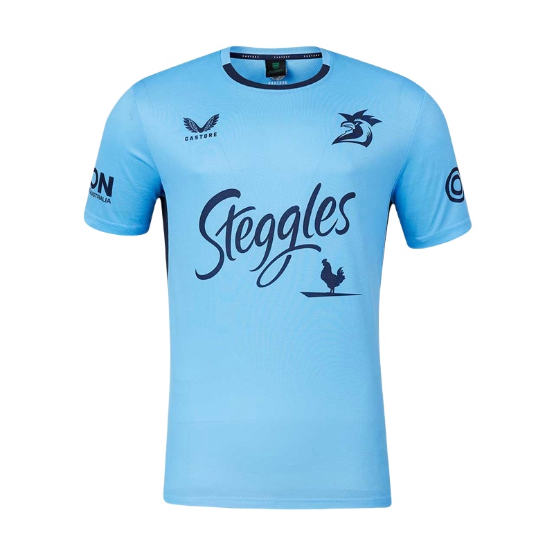 NRL Sydney Roosters 2024 Bondi Blue Training Jersey