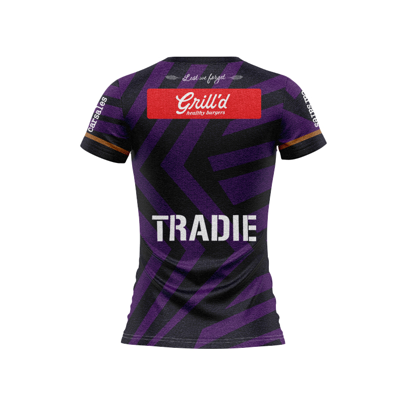 Women's NRL Melbourne Storm 2024 ANZAC Jersey