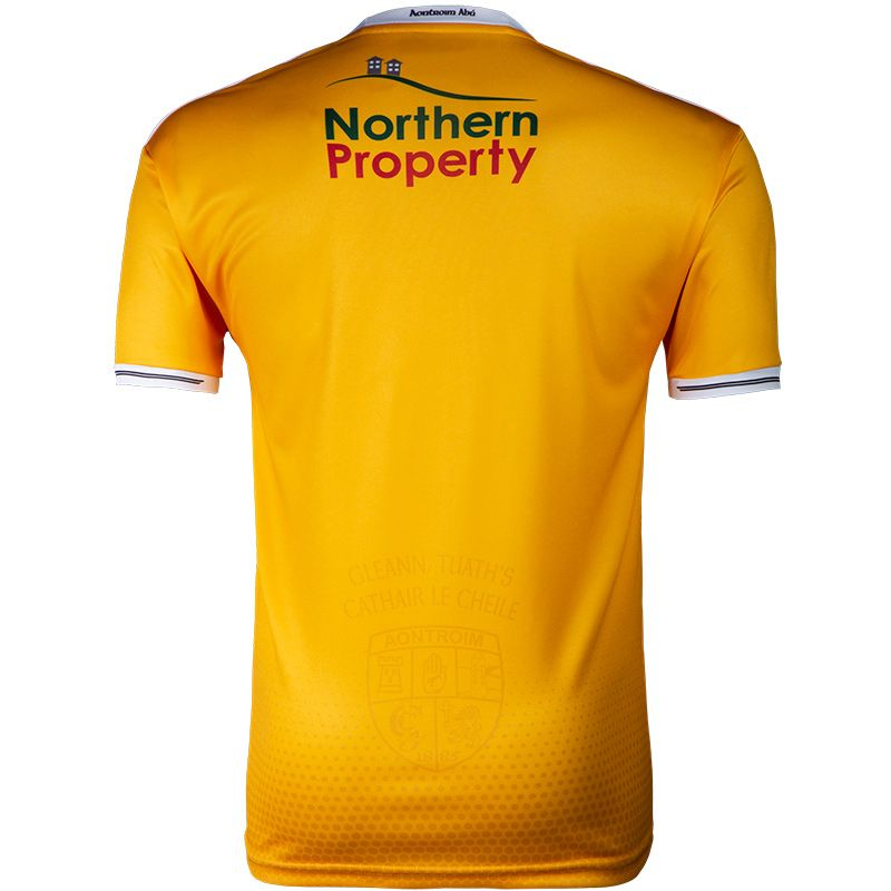 Men's Antrim GAA 2-Stripe 2019 Home Jersey