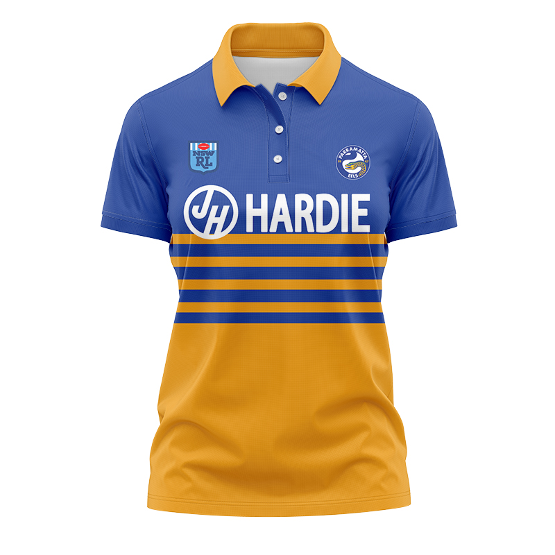 Women's NRL Parramatta Eels 1986 Retro Polo Shirt