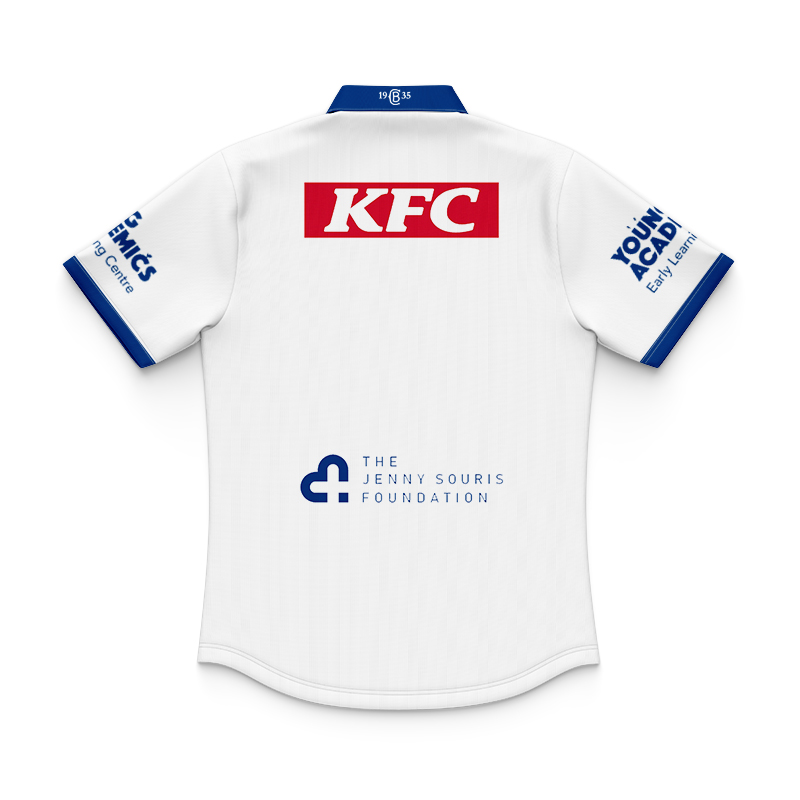 Kid's NRL Canterbury-Bankstown Bulldogs 2024 Home Polo Shirt