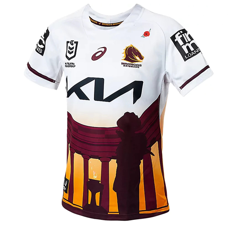 NRL Brisbane Broncos 2024 ANZAC Jersey