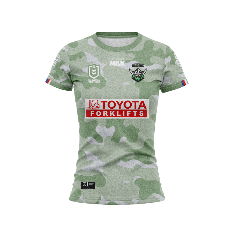 Women's NRL Canberra Raiders 2024 ANZAC Jersey