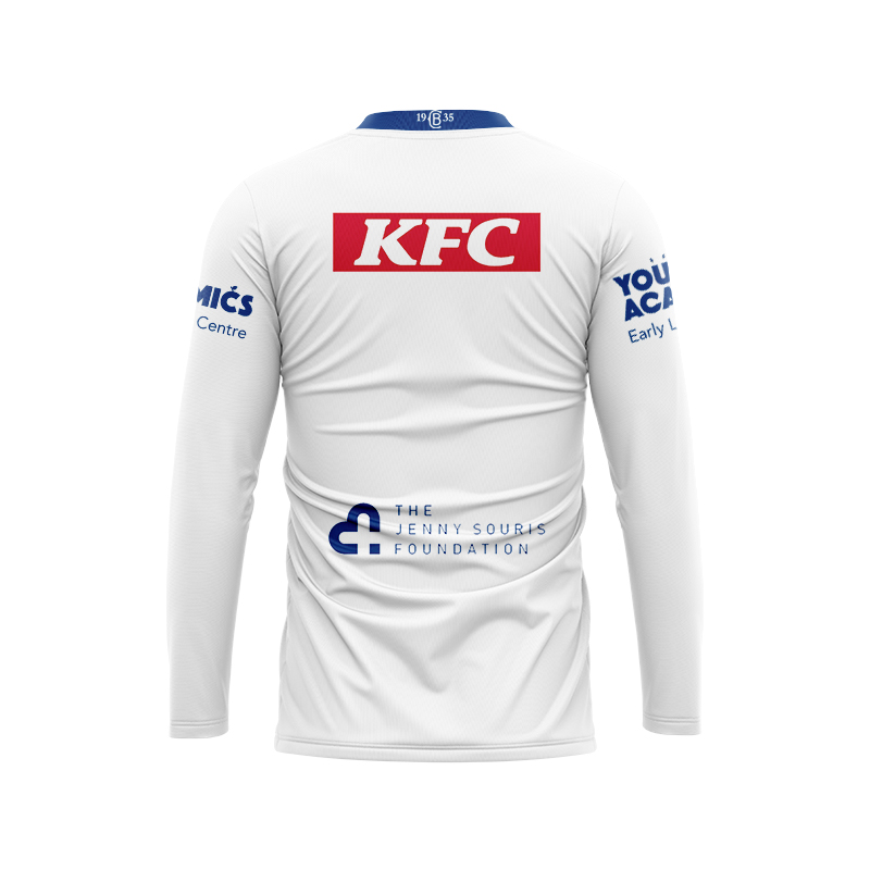 NRL Canterbury-Bankstown Bulldogs 2024 Long Sleeve Home Jersey