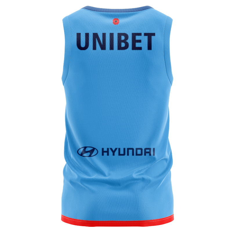 NRL Sydney Roosters 2024 ANZAC Singlet