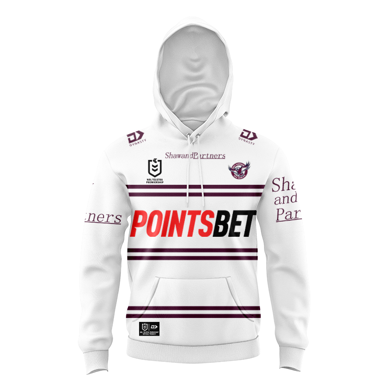 Kid's NRL Manly Warringah Sea Eagles 2023 Away Hoodie