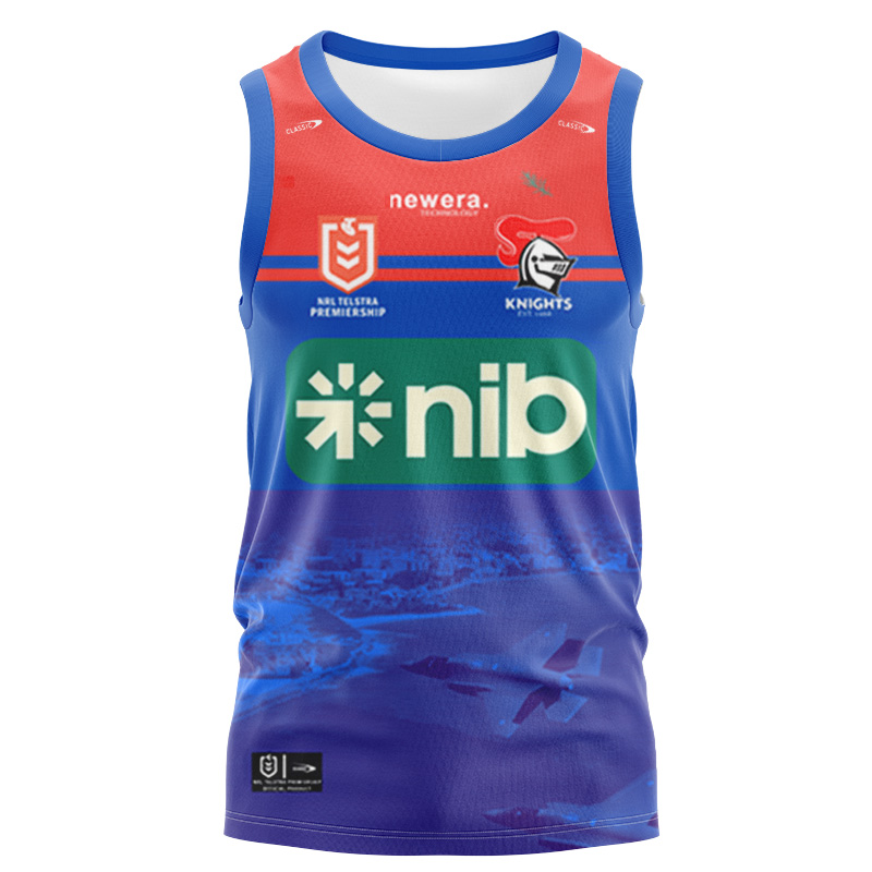 NRL Newcastle Knights 2024 Retail Commemorative Singlet