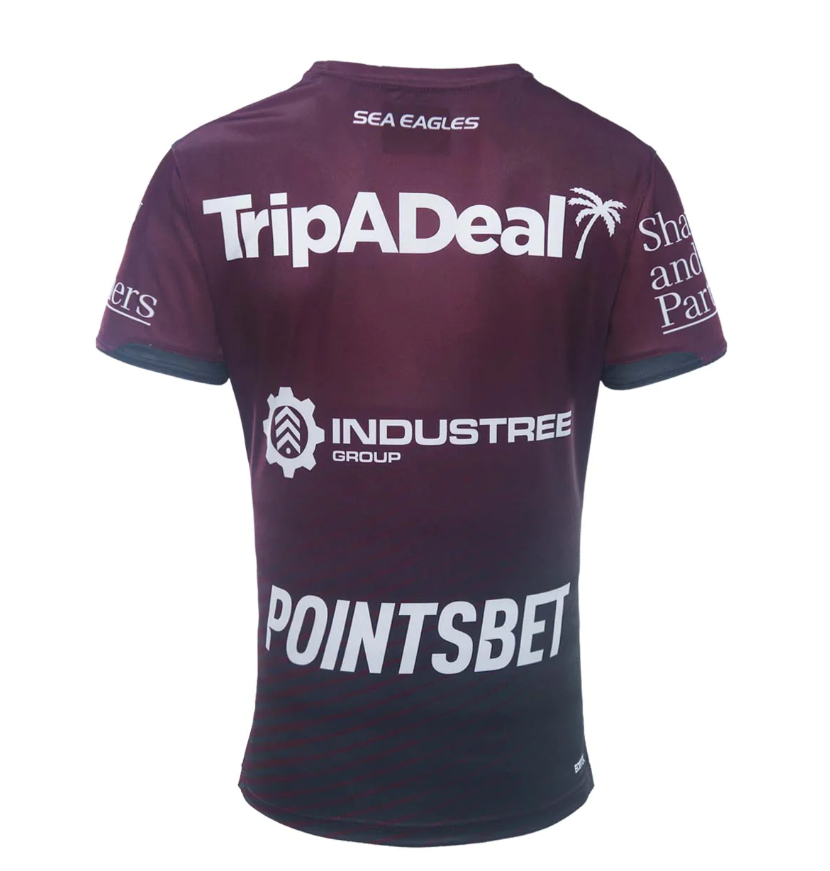 NRL Manly Warringah Sea Eagles 2024 Maroon Training Jersey