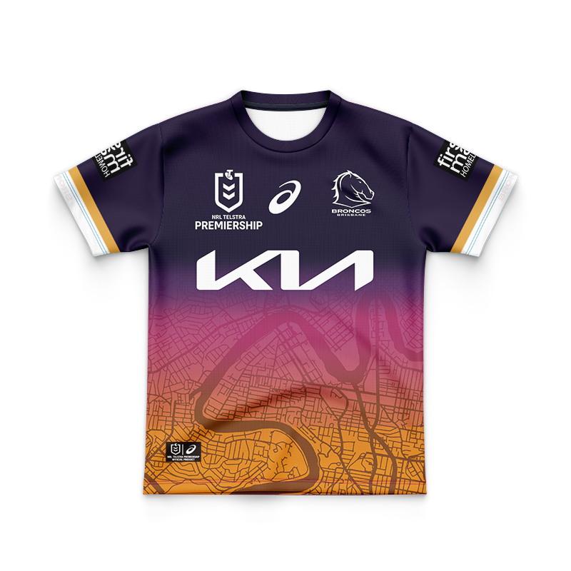 Kid's NRL Brisbane Broncos 2023 Alternate Jersey