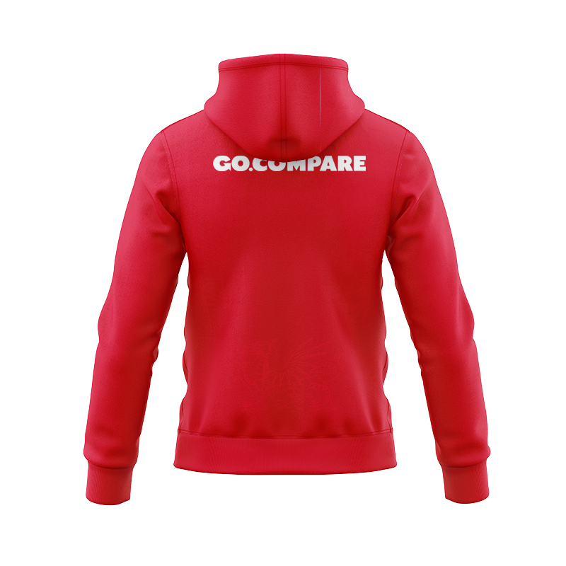 Wales Rugby 2024 Home Zipper Hoodie