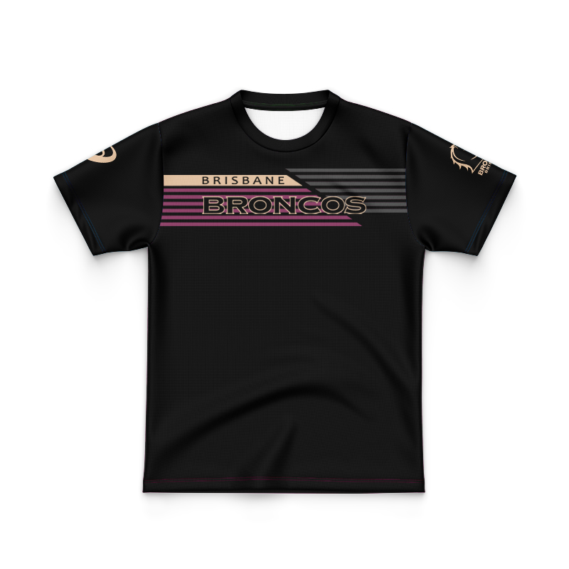 Kid's NRL Brisbane Broncos 2024 Travel Jersey