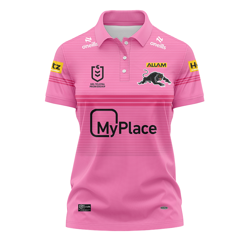 Women's NRL Penrith Panthers 2024 Away Polo Shirt