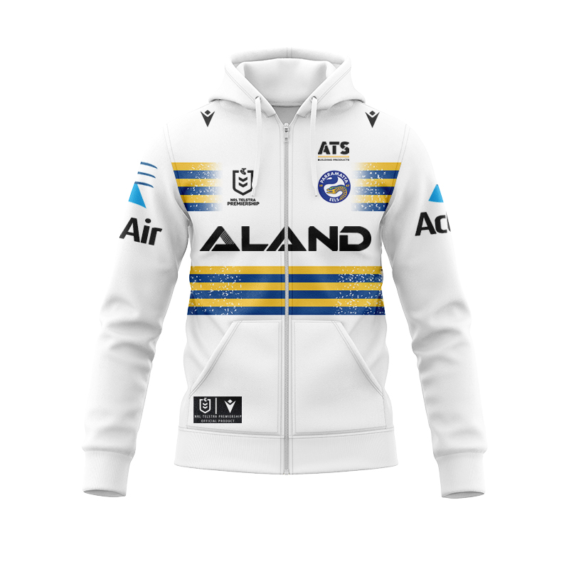 NRL Parramatta Eels 2024 Away Zipper Hoodie