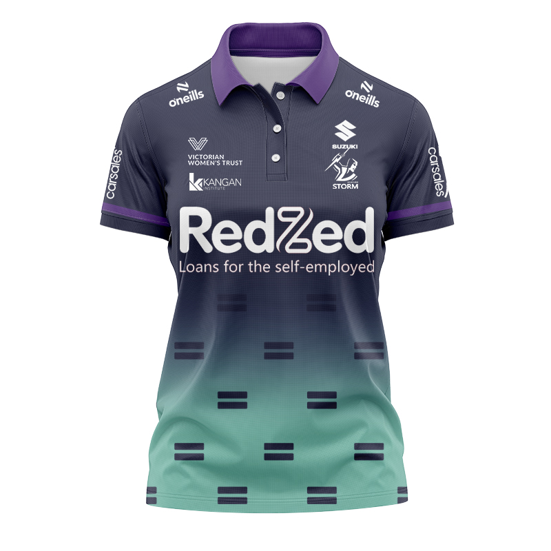 Women's NRL Melbourne Storm 2024 WIL Polo Shirt