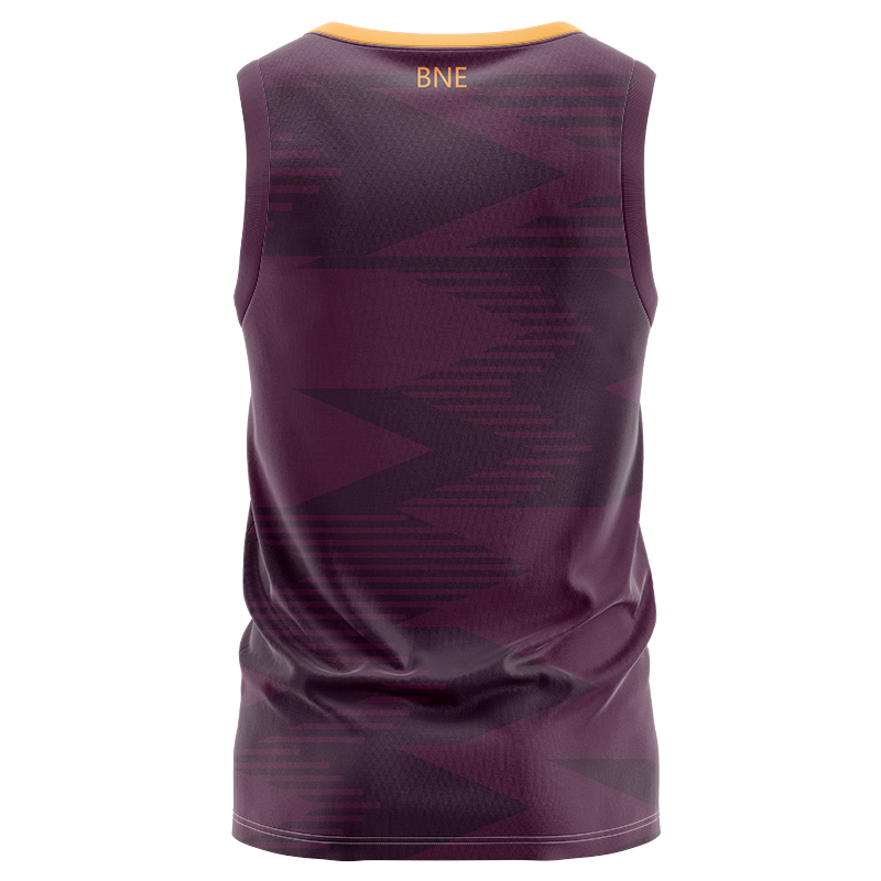 NRL Brisbane Broncos 2024 Run Out Singlet
