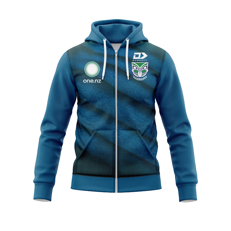 NRL New Zealand Warriors 2025 Coaches Training Zipper Hoodie