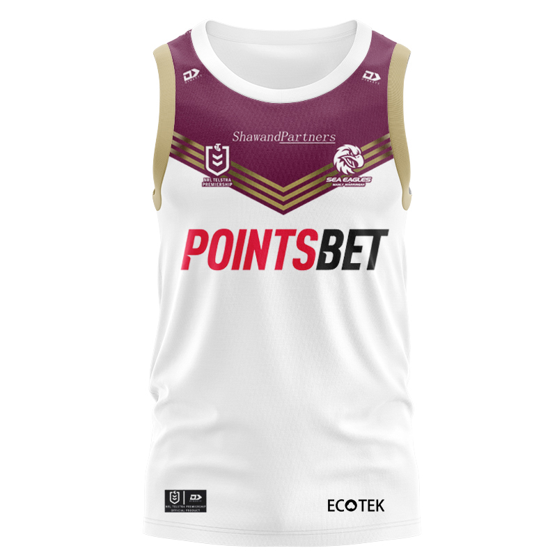 Manly Warringah Sea Eagles 2024 ANZAC Singlet