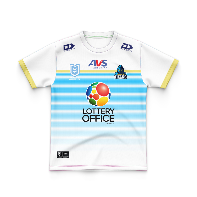 Kid's NRL Gold Coast Titans 2025 Away Jersey