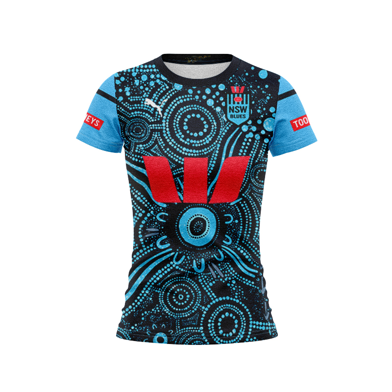 Women's NRL NSW Blues 2024 Indigenous Jersey