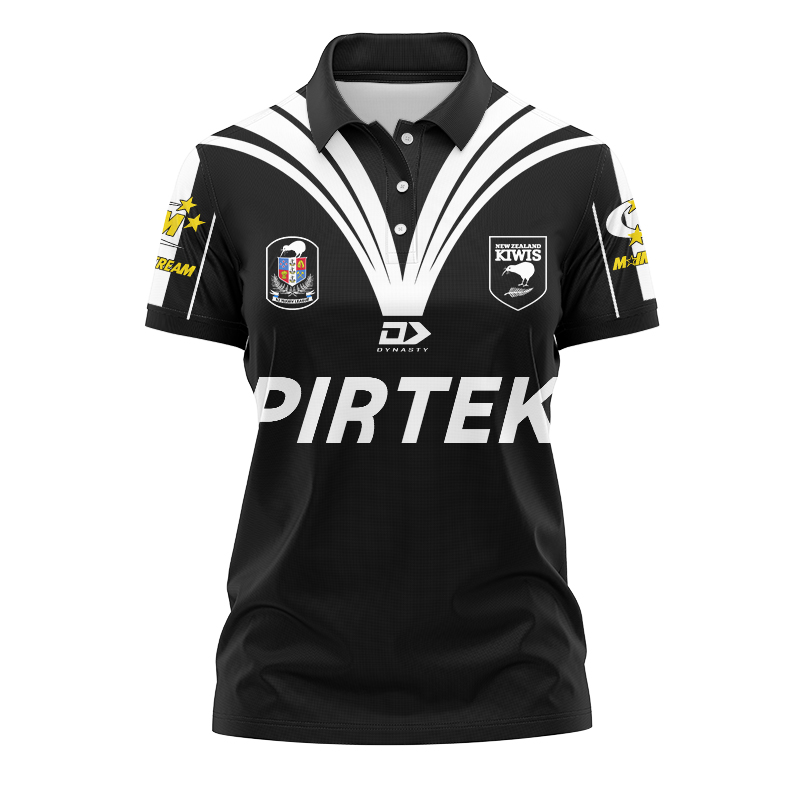 Women's New Zealand Kiwis 2024 Home Polo Shirt