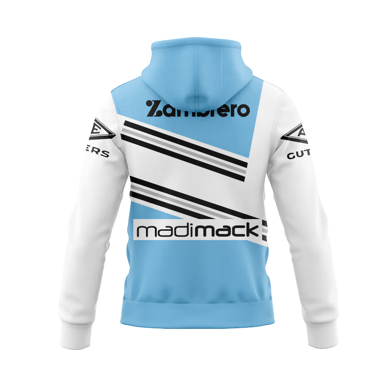 NRL Cronulla-Sutherland Sharks 2024 Heritage Zipper Hoodie