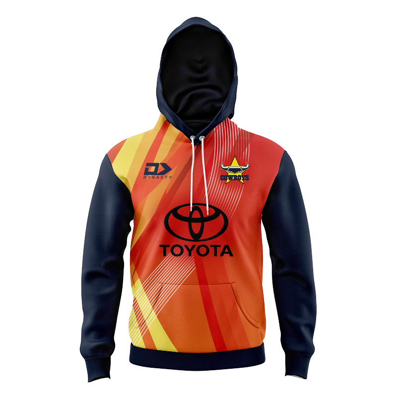 Kid's NRL North Queensland Cowboys 2024 Warm Up Hoodie