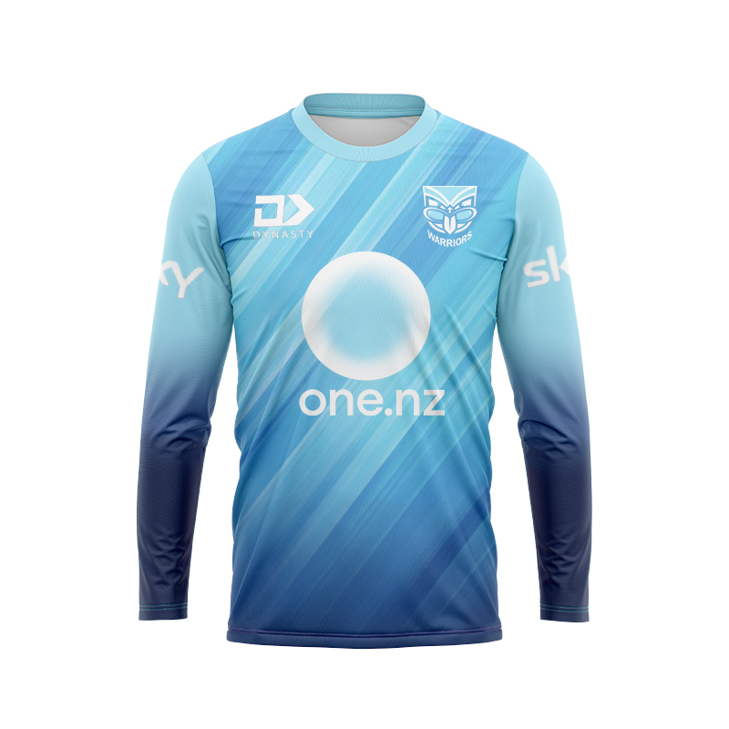 NRL New Zealand Warriors 2024 Long Sleeve Dynasty Pre-Season Jersey