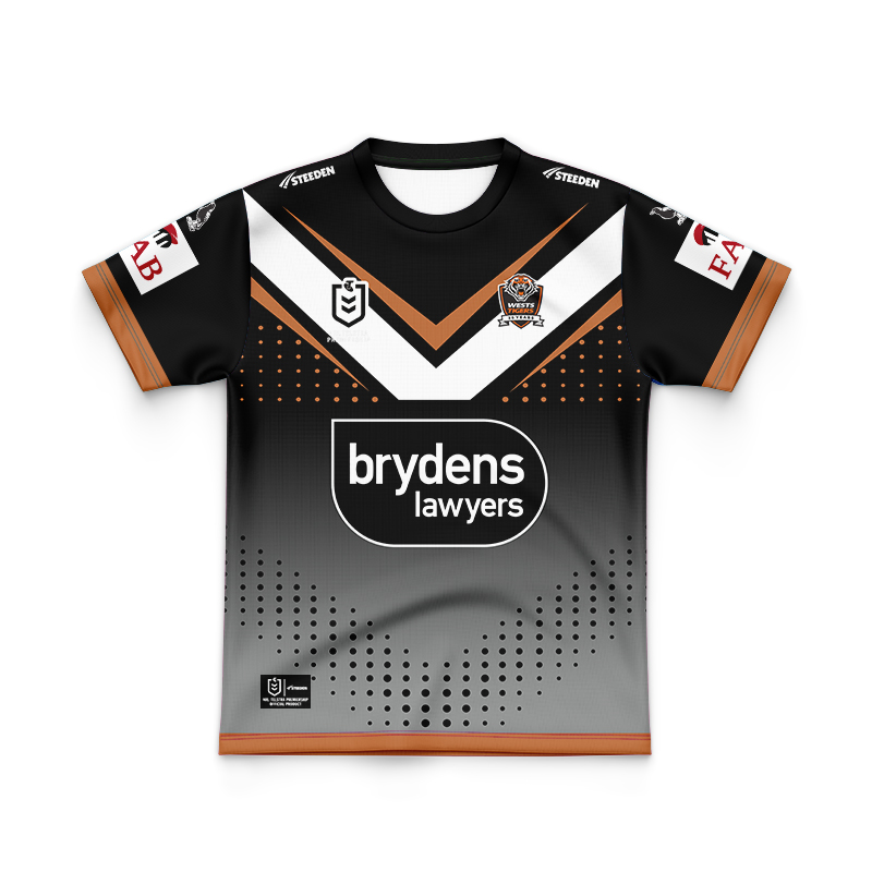 Kid's NRL Wests Tigers 2024 Home Jersey