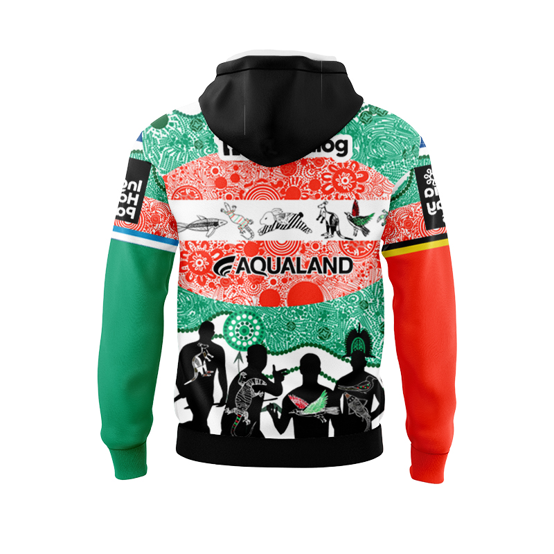 NRL South Sydney Rabbitohs 2024 Indigenous Hoodie