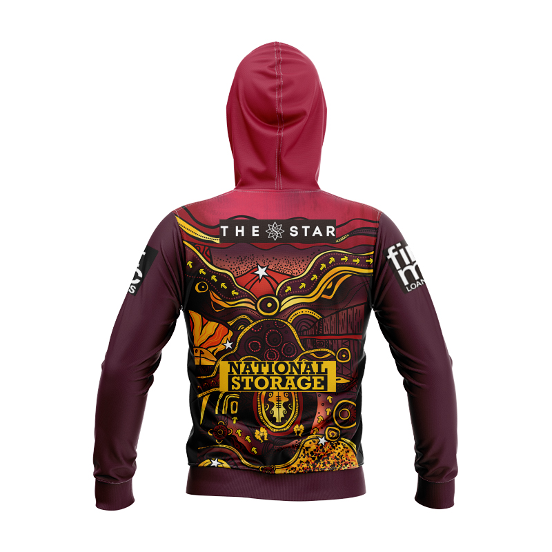 Kid's NRL Brisbane Broncos 2021 Indigenous Hoodie