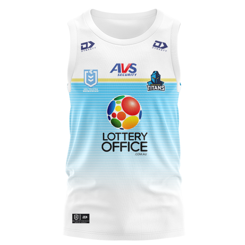 NRL Gold Coast Titans 2025 Away Singlet