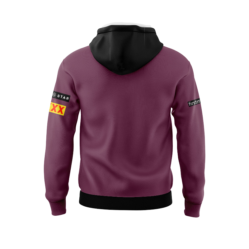 NRL Brisbane Broncos 2024 Black Team Hoodie