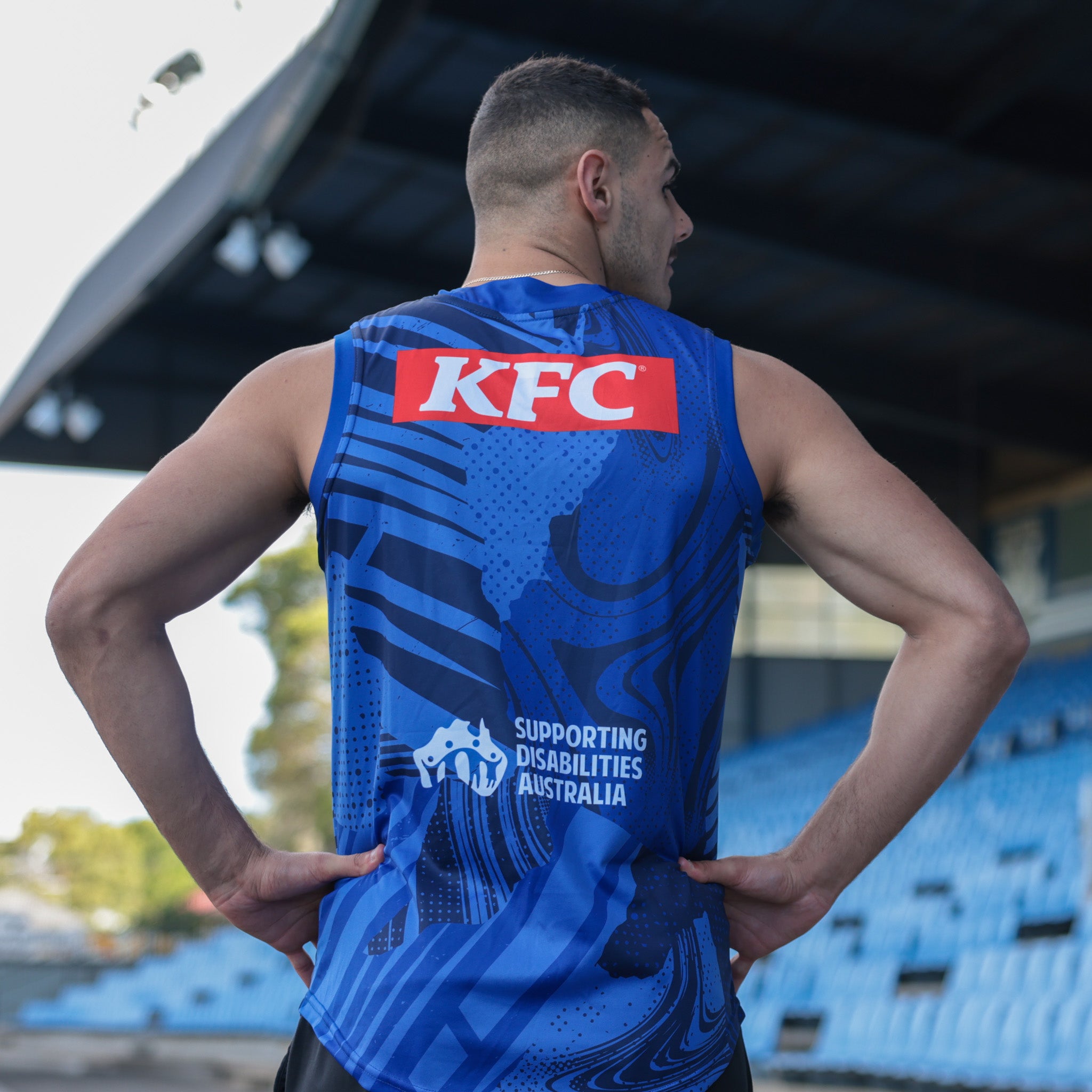 NRL Canterbury-Bankstown Bulldogs 2025 Training Singlet