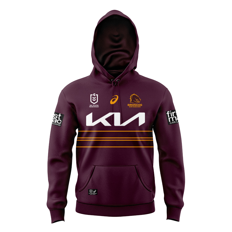 Kid's NRL Brisbane Broncos 2025 Home Hoodie