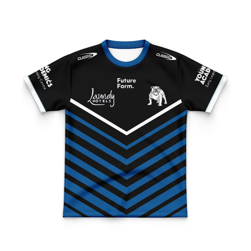 Kid's NRL Canterbury-Bankstown Bulldogs 2024 Warm Up Jersey
