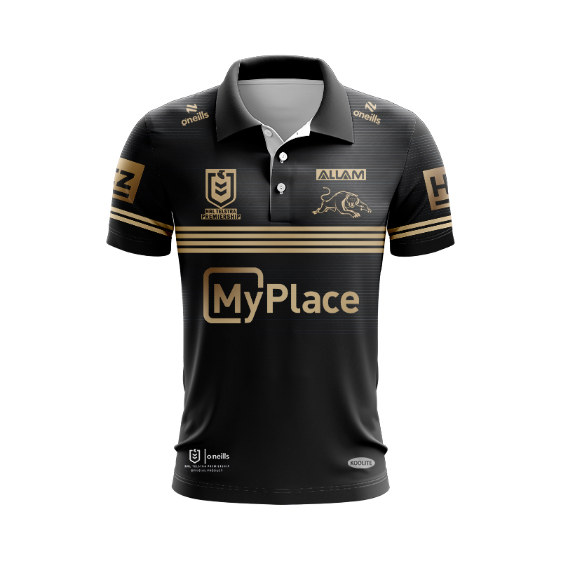 NRL Penrith Panthers 2025 Alternate Polo Shirt