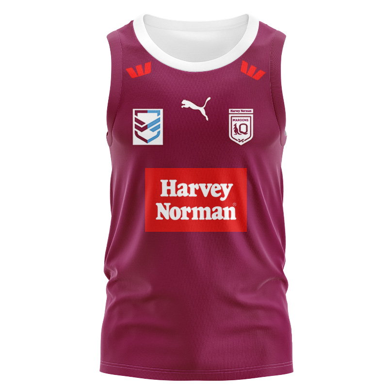 QLD Maroons Harvey Norman 2024 Singlet