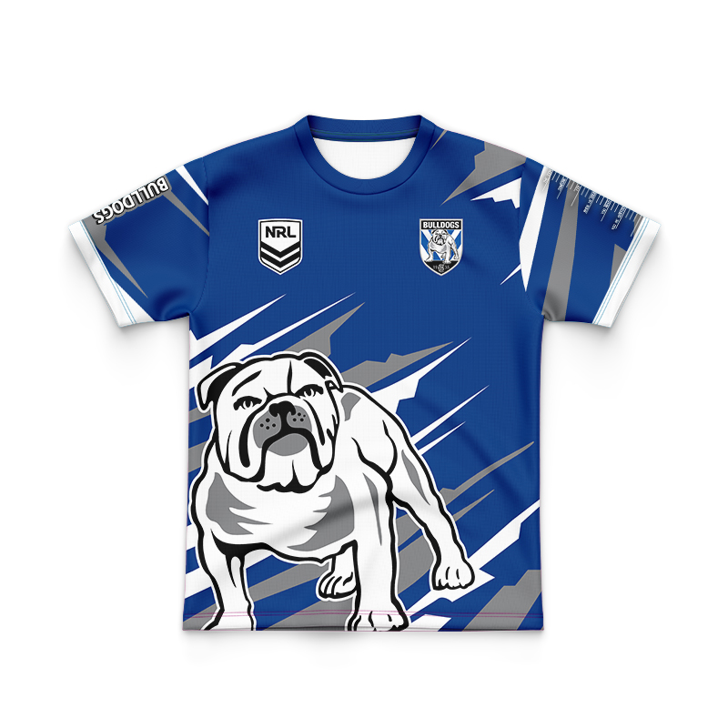 Kid's NRL Canterbury-Bankstown Bulldogs 2024 'FISHFINDER' Jersey