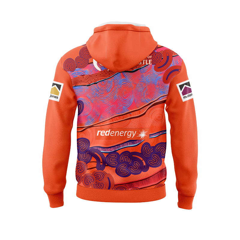 NRL Newcastle Knights 2024 Retail Indigenous Hoodie