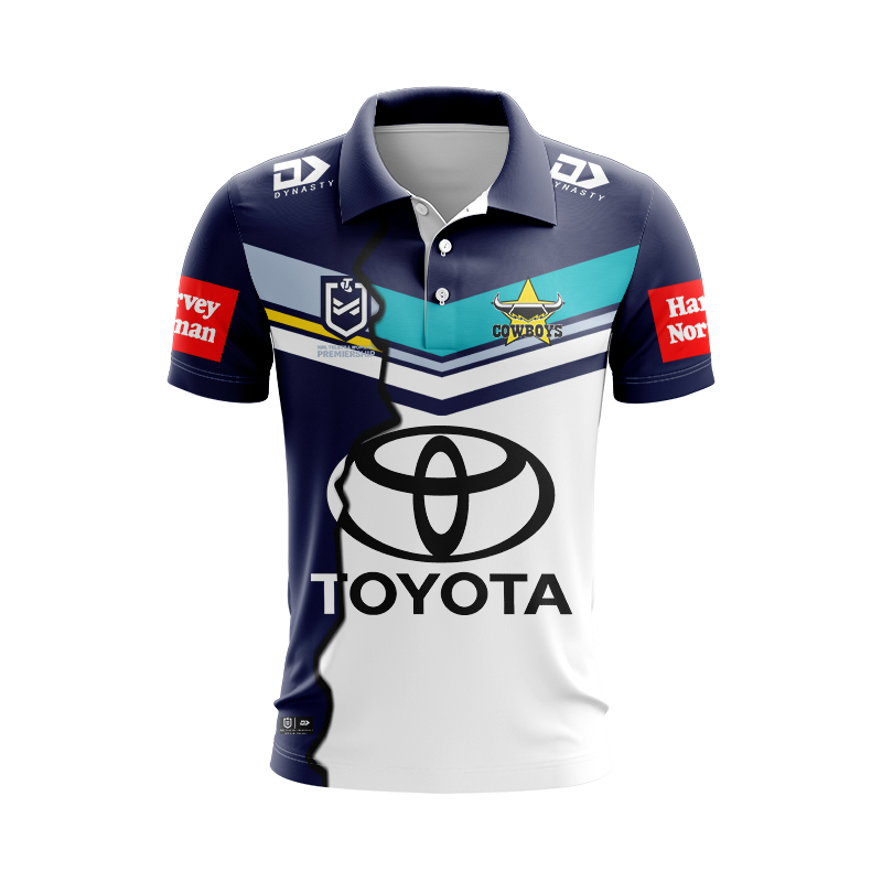 NRLW North Queensland Cowboys 2024 Mix Polo Shirt