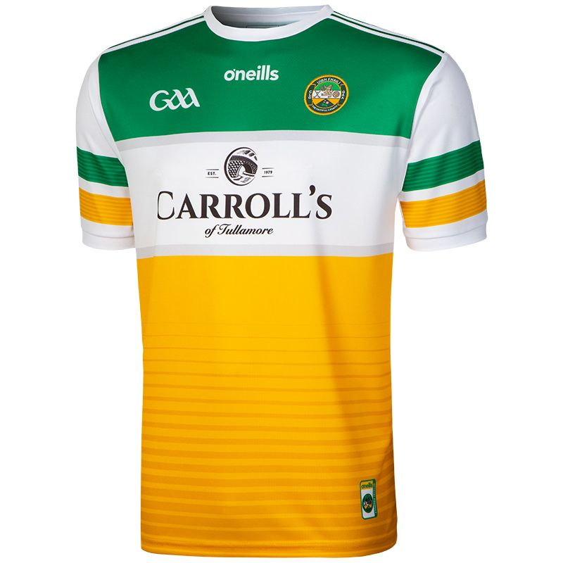 Men's Offaly GAA 2-Stripe 2019 Home Jersey