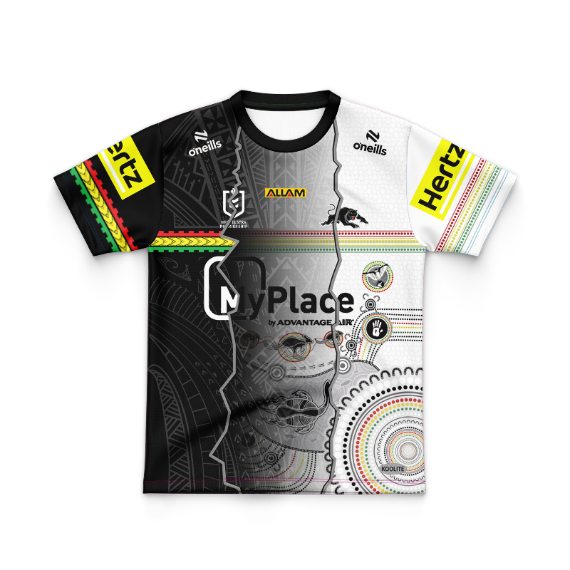 Kid's NRL Penrith Panthers 2024 Indigenous Mix Jersey