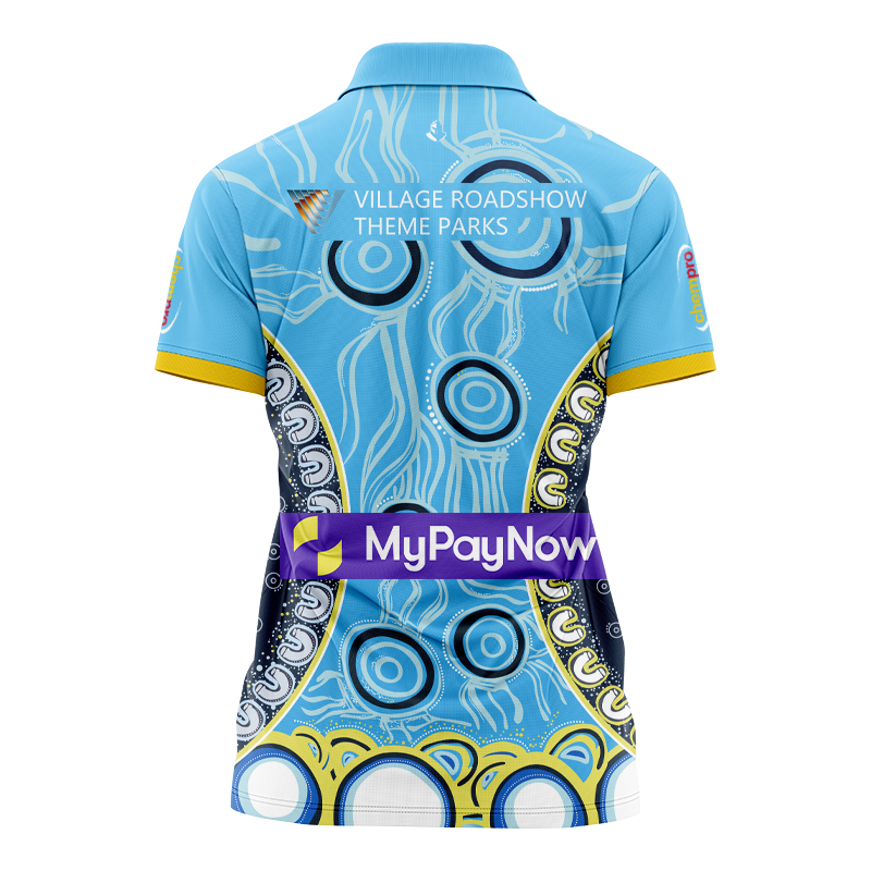 Women's NRL Gold Coast Titans 2024 Indigenous Polo Shirt