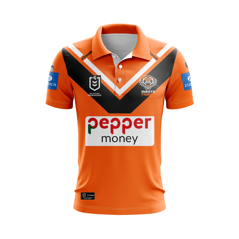 Wests Tigers 2025 Away Polo  Shirt
