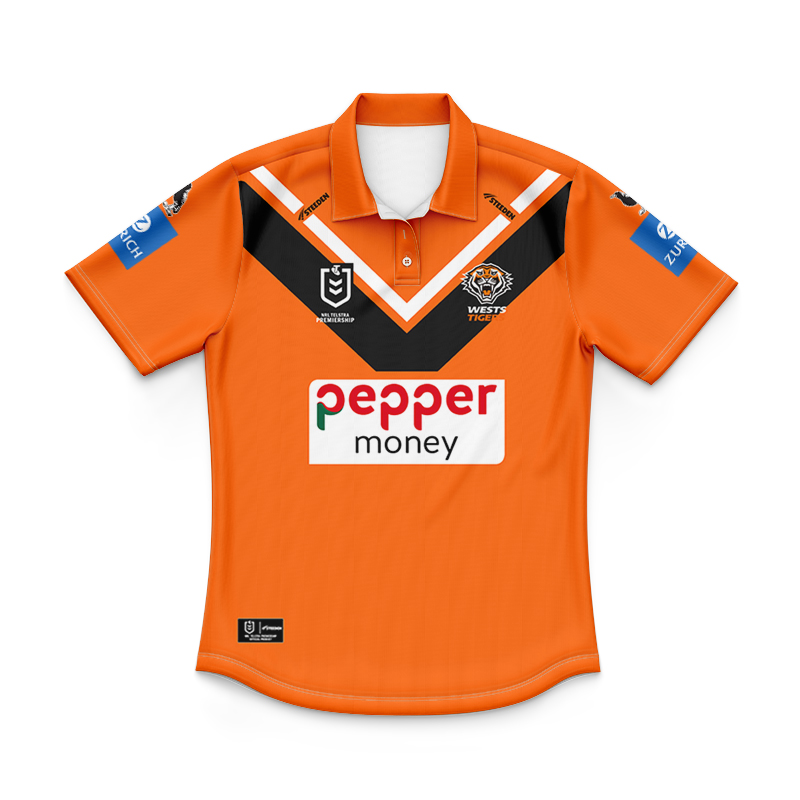 Kid's Wests Tigers 2025 Alway Polo Shirt