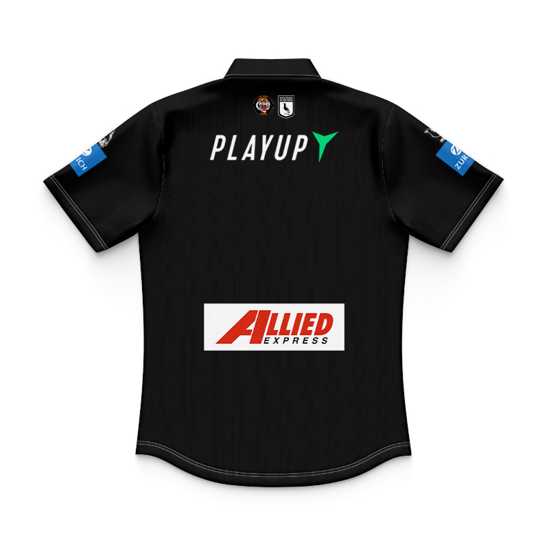 Kid's Wests Tigers 2025 Home Polo Shirt