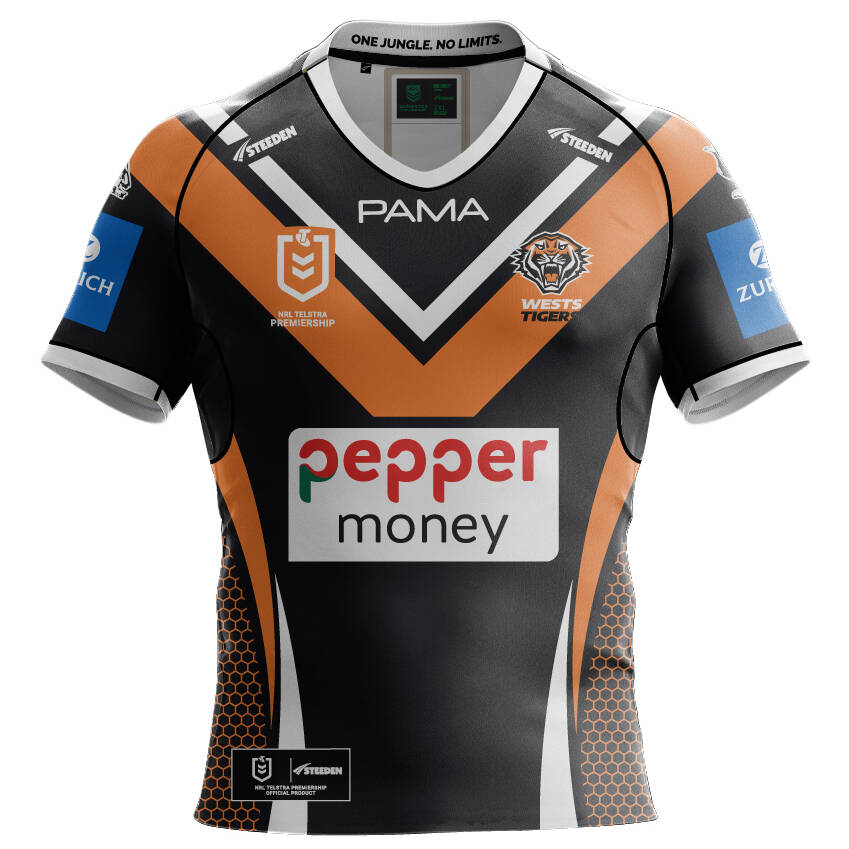 Wests Tigers 2025 Home Jersey